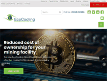 Tablet Screenshot of ecocooling.co.uk